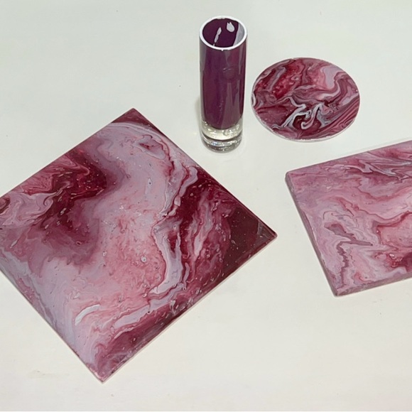 Gorgeous Homemade 4 Piece One of a Kind Home Decor - Picture 4 of 5